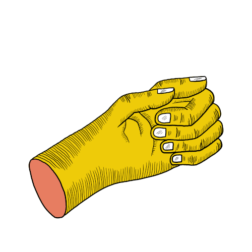 Two thumbs up illustration by Milk Crust on Dribbble