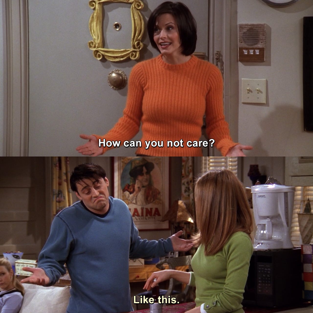 How can you not care? Like this. | Friends | TVgag.com