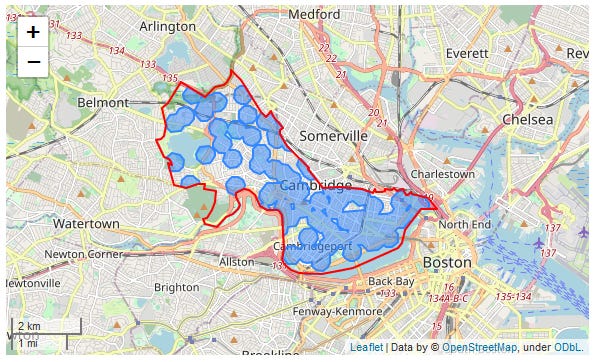 Arlington 
Watertown 
Newtp'i 
Everett 
Charlest n 
orlh,Eåd. 
Béston 
Rev 
helsea 
onville 
Back Bay 
Brighton 
Lea Data by OpenStreetMap. under 00bL_ 