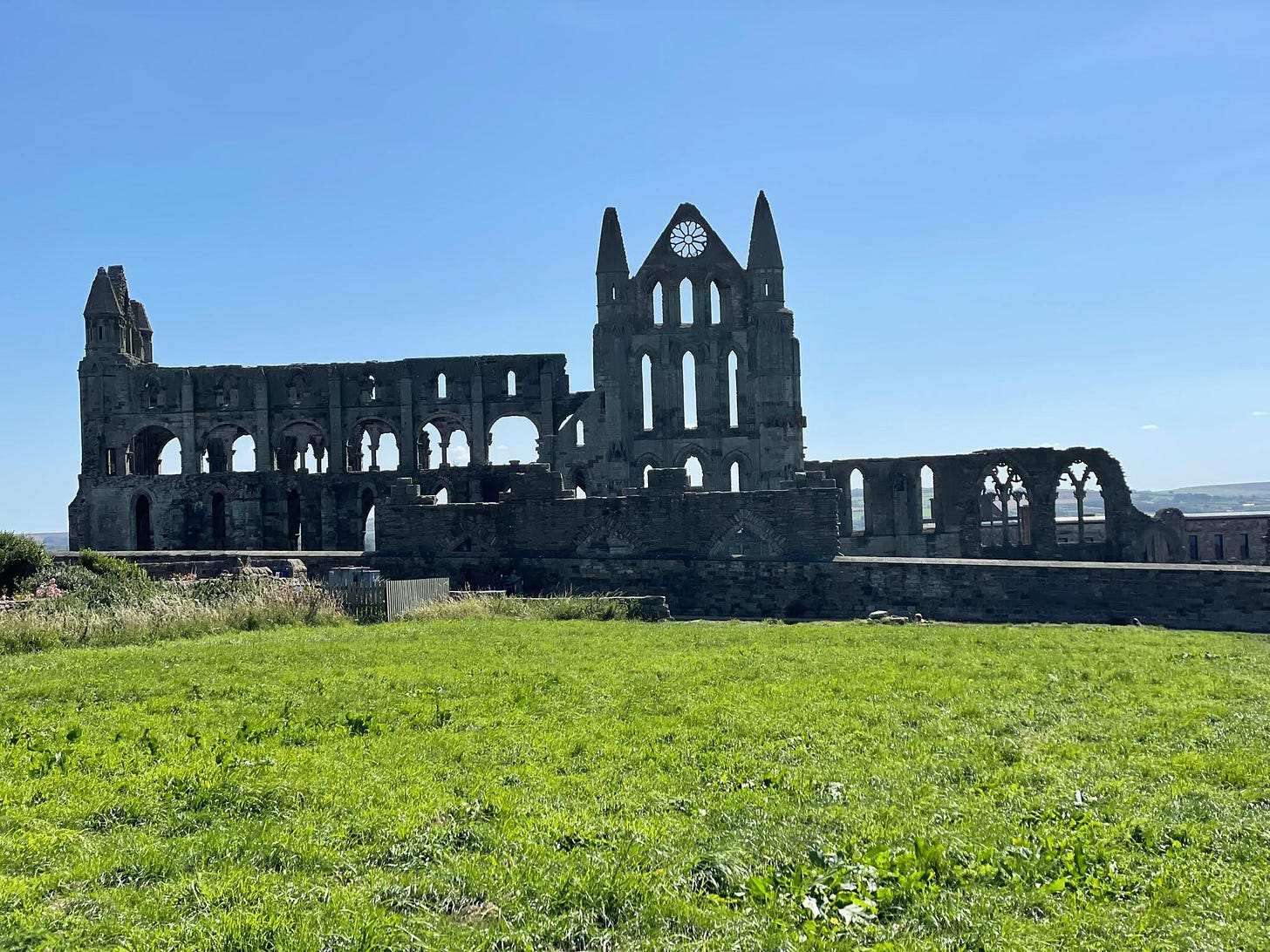 The ruins of Whitby Abbey