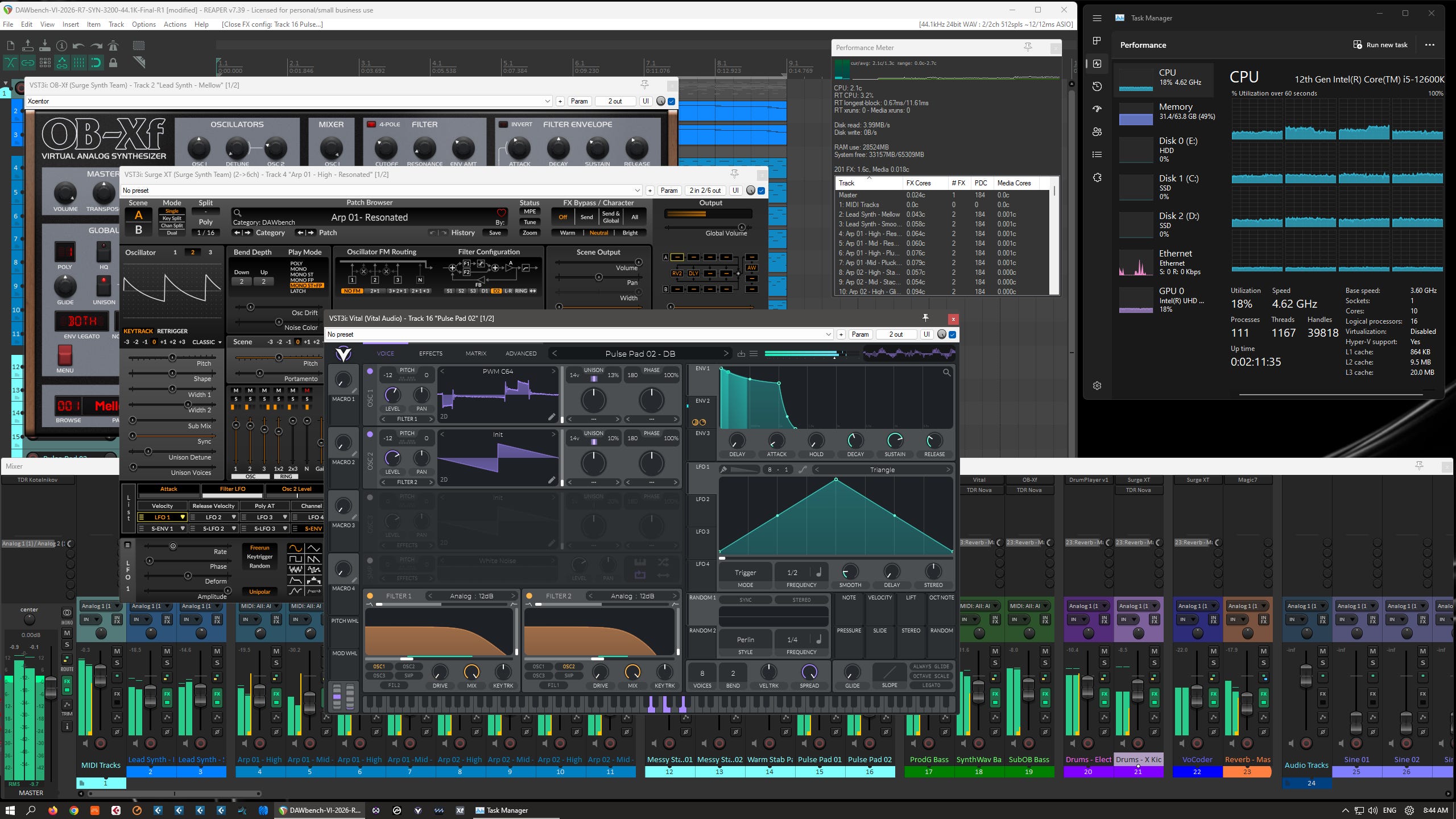 DAWbench 2026 Benchmark Suite - by Vin Curigliano