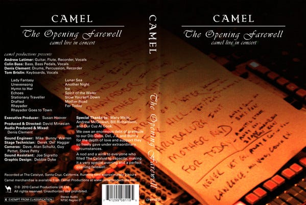 El baúl de los recuerdos 1: Camel y su despedida en DVD