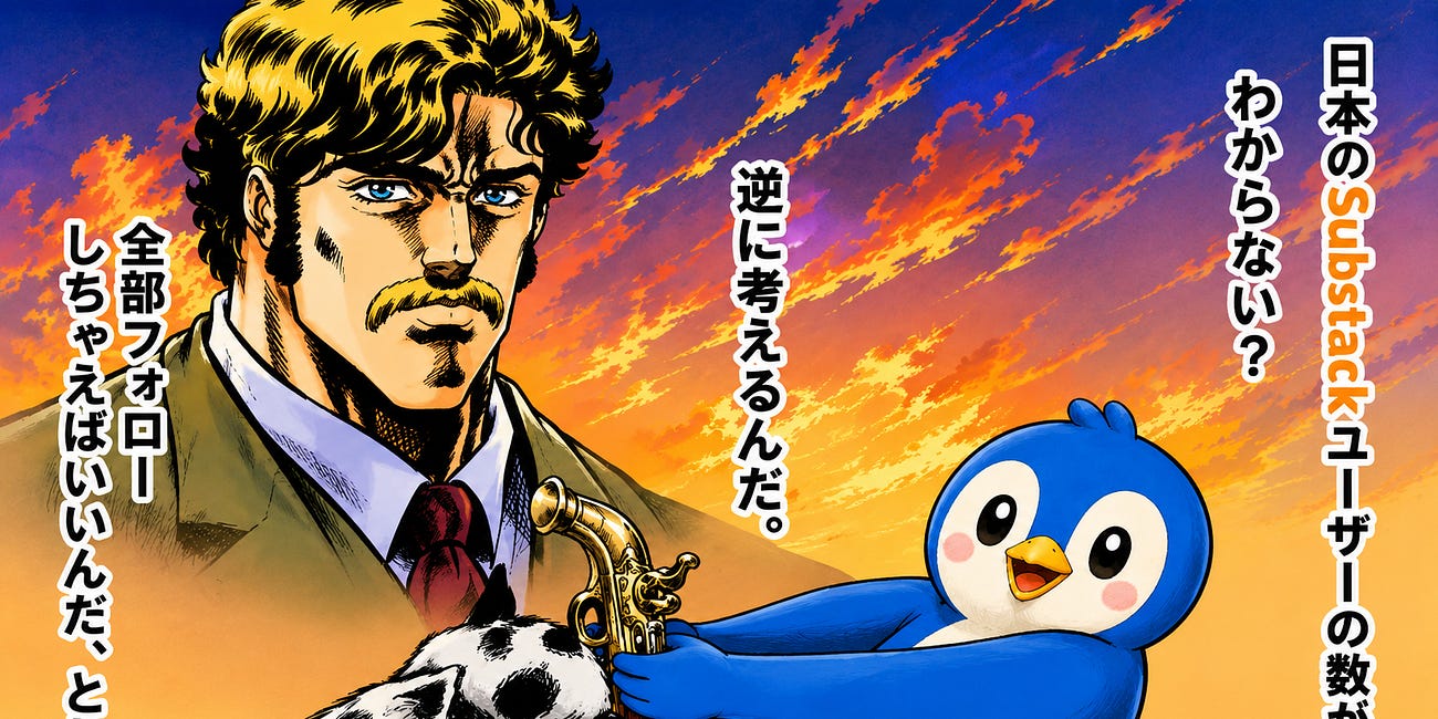 Substackには何人いる?→全員フォローして数える。あつまれ!(現在2446人)