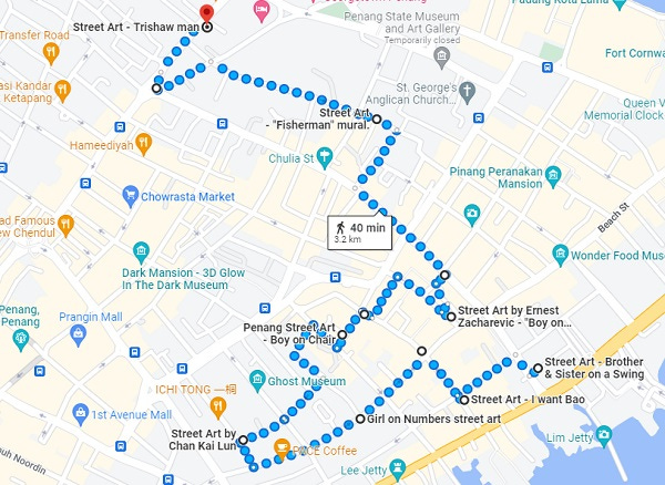 Penang Street Art – Map, Itinerary and Guide - by Jason Lee