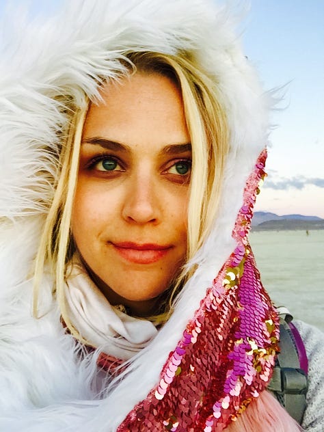 Ashley at burning man