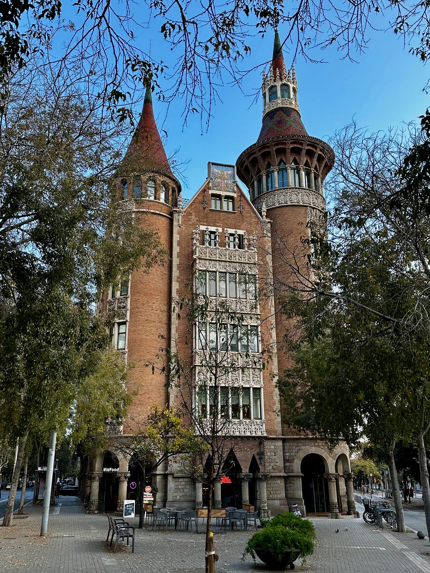 The Casa de les Punxes, Barcelona, Spain