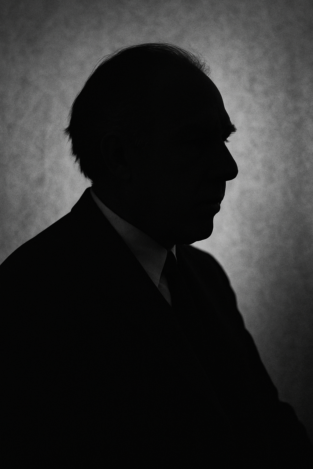 A silhouette of Niels Bohr