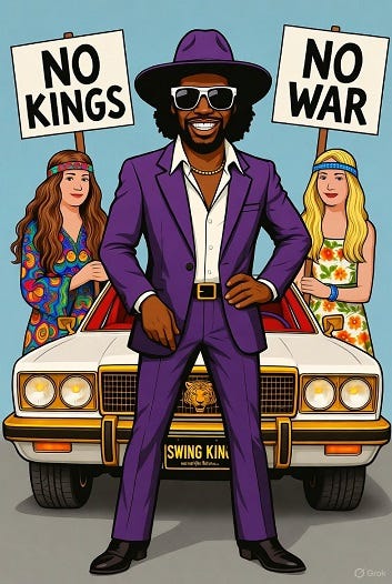 Press pimps No Kings parades