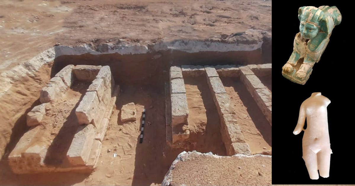 18 Ancient Tombs Found at Marina El Alamein in Egypt