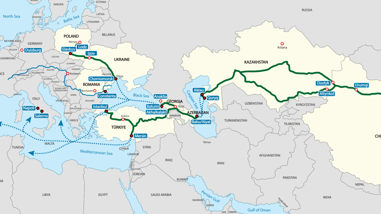 The Middle Corridor Remains Supplementary to Major Trade Routes between ...