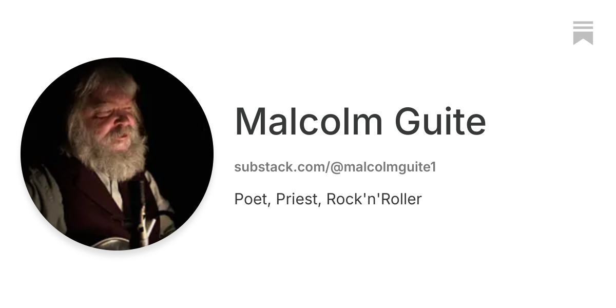 Malcolm Guite | Substack