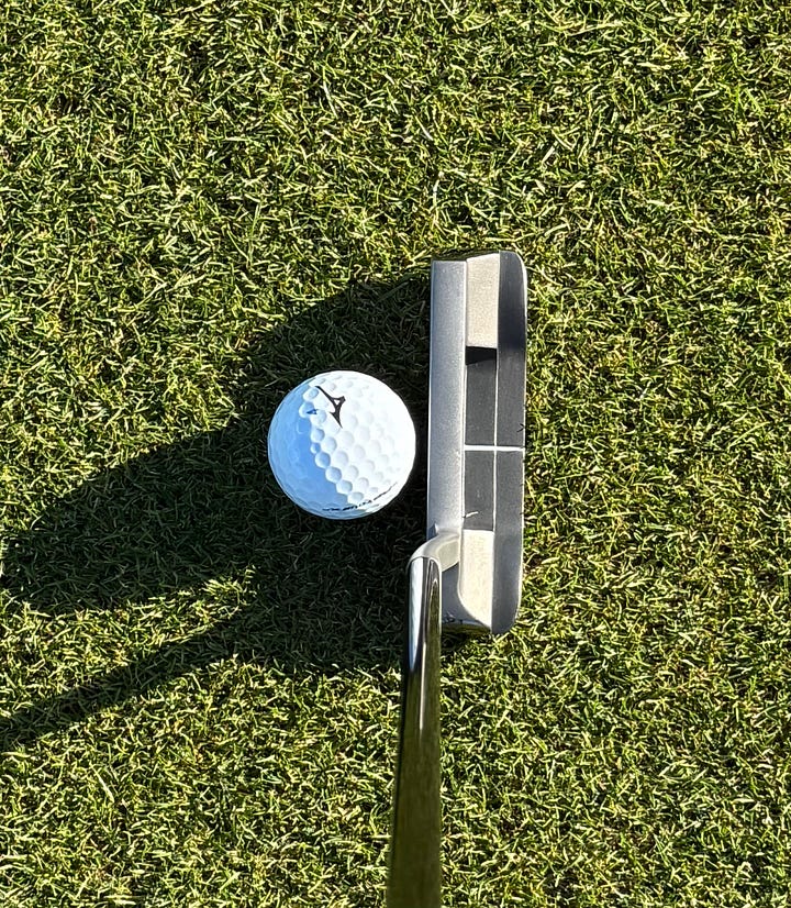 Various views of the Toulon Madison putter