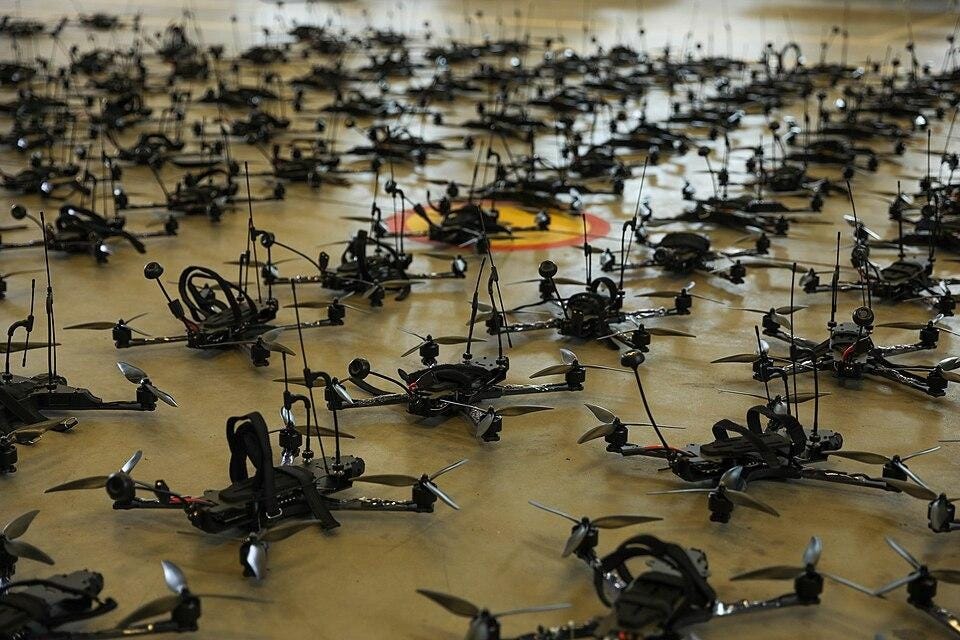 A group of drones on the floor
AI-generated content may be incorrect. A group of drones on the floor
AI-generated content may be incorrect.