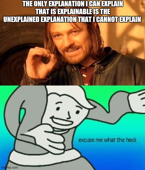Explanation Meme Template