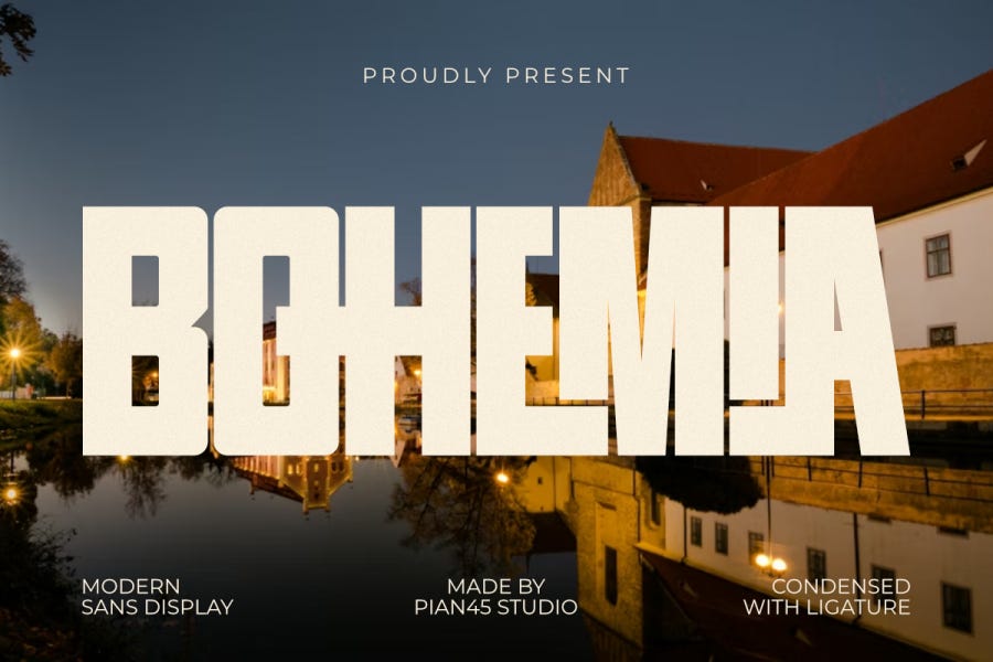 Bohemia Modern Sans Display Font