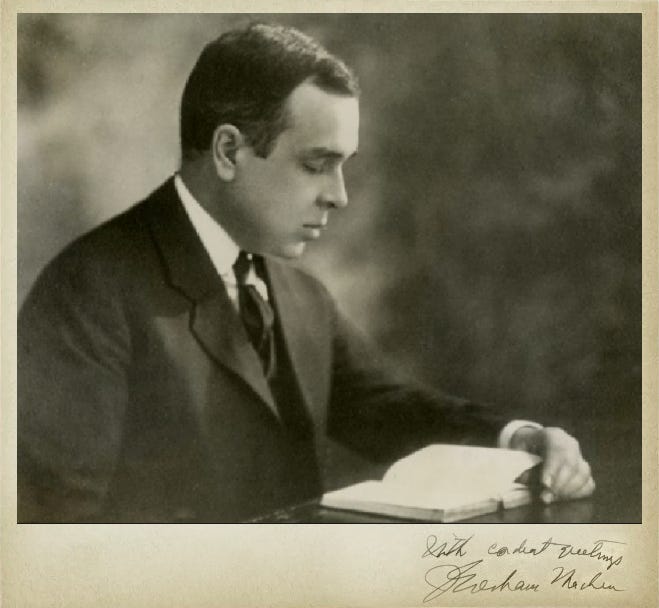 Machen on the church