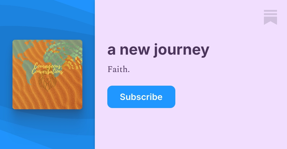 a new journey | Substack