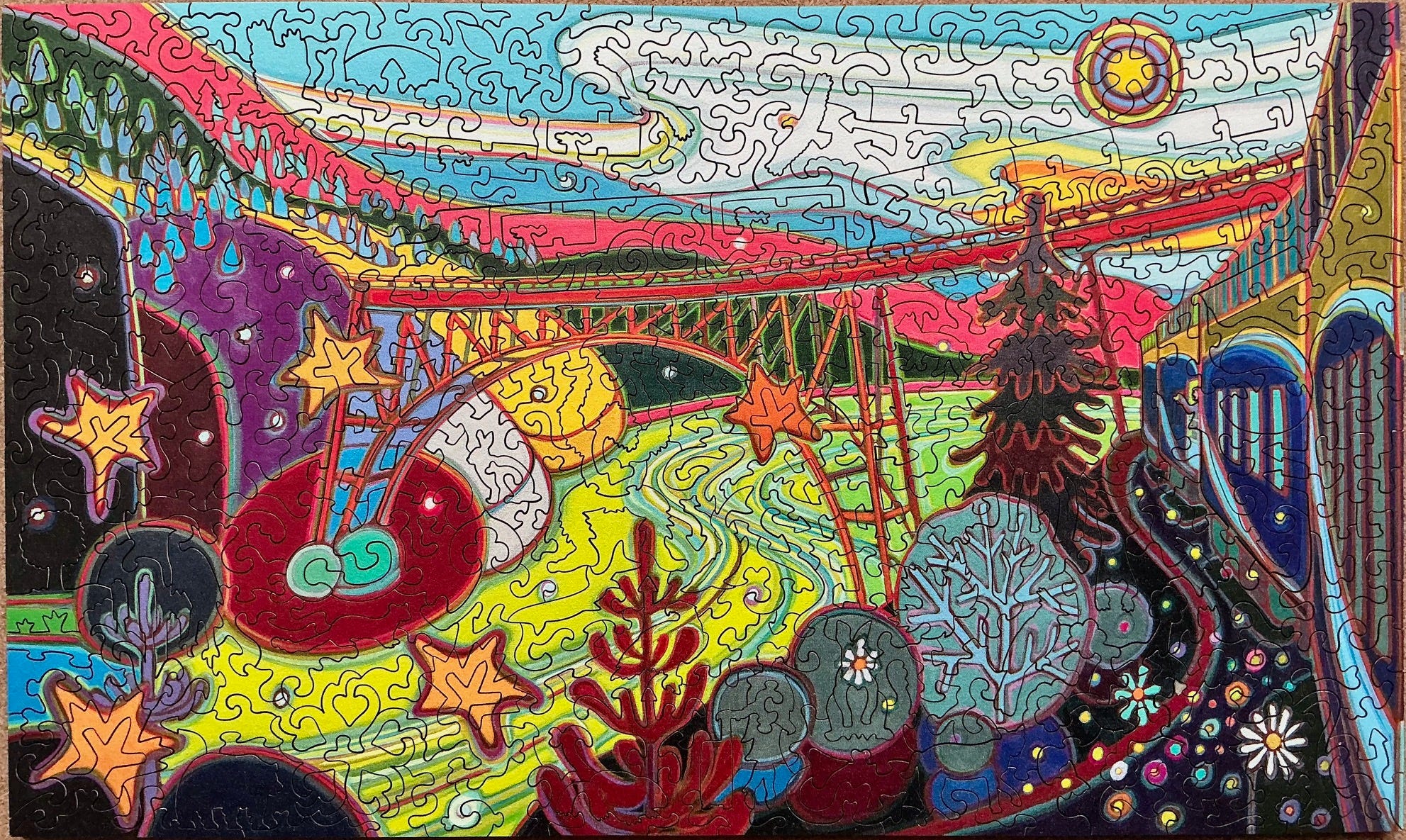 65. StumpCraft's Bridge Across Fraser River - by Bill Huot