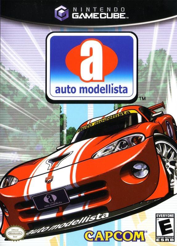 Auto Modellista, a cel-shaded racing game developed and published
