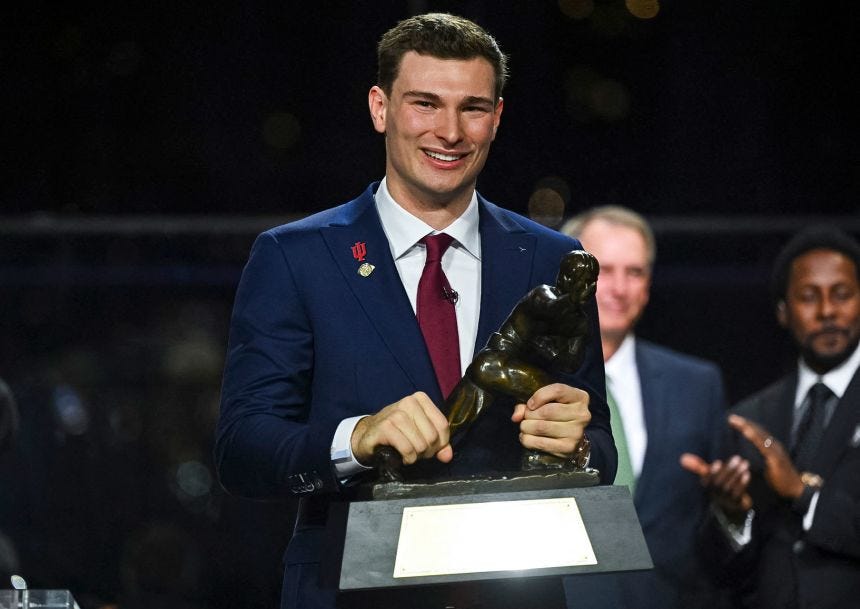 Fernando Mendoza awarded the 2025 Heisman Trophy following Indiana's  magical season | CNN