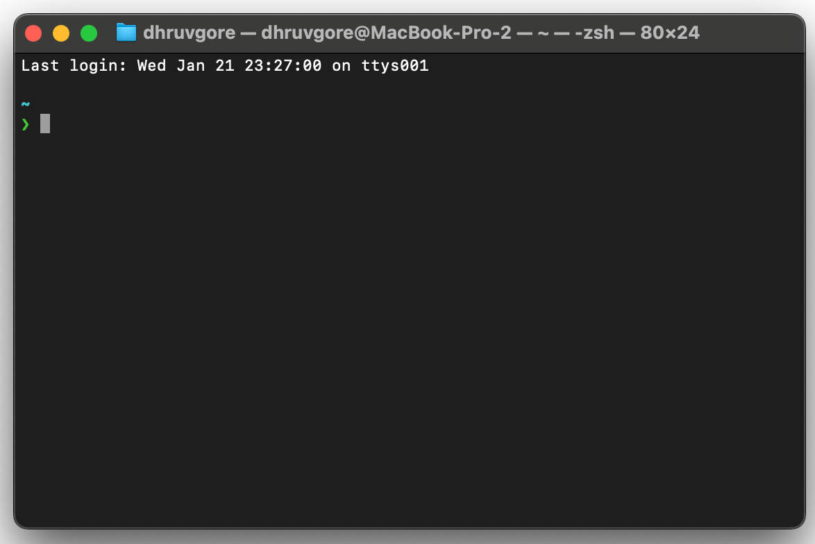 My terminal config - by dgore - Incremental