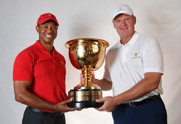 Els, Woods take rivalry to the next level at Presidents Cup Els, Woods take rivalry to the next level at Presidents Cup