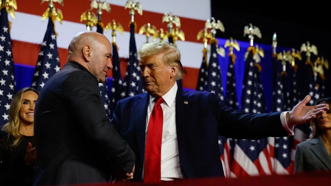 Tras respaldar a Donald Trump, el presidente de la UFC, Dana White, dice  que se retira de la política "repugnante" | CNN