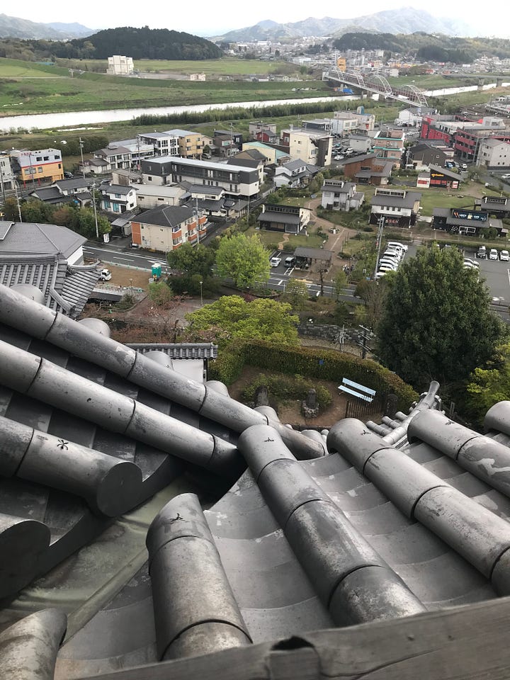 Fukuchiyama Castle and views