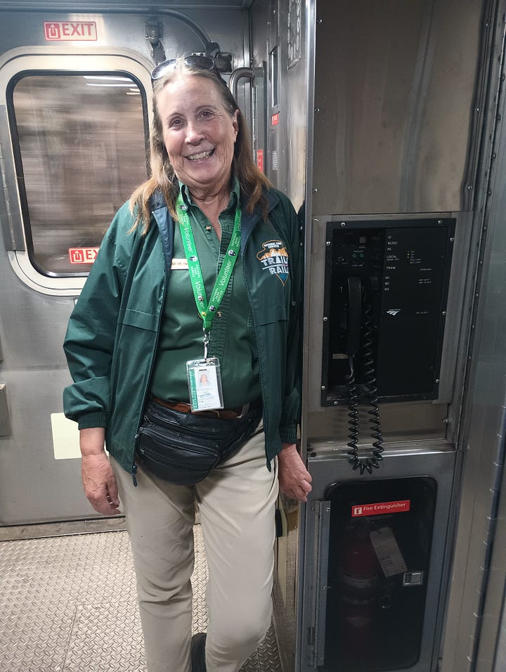 looking down the train, minot public library, minot train station, national park ranger, seattle ferry