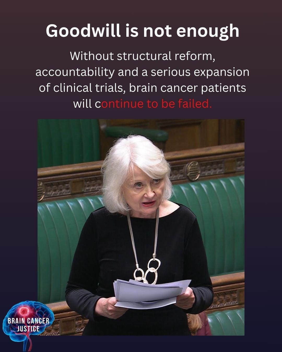 Dame Siobhain McDonagh MP speaking in the House of Commons during the debate