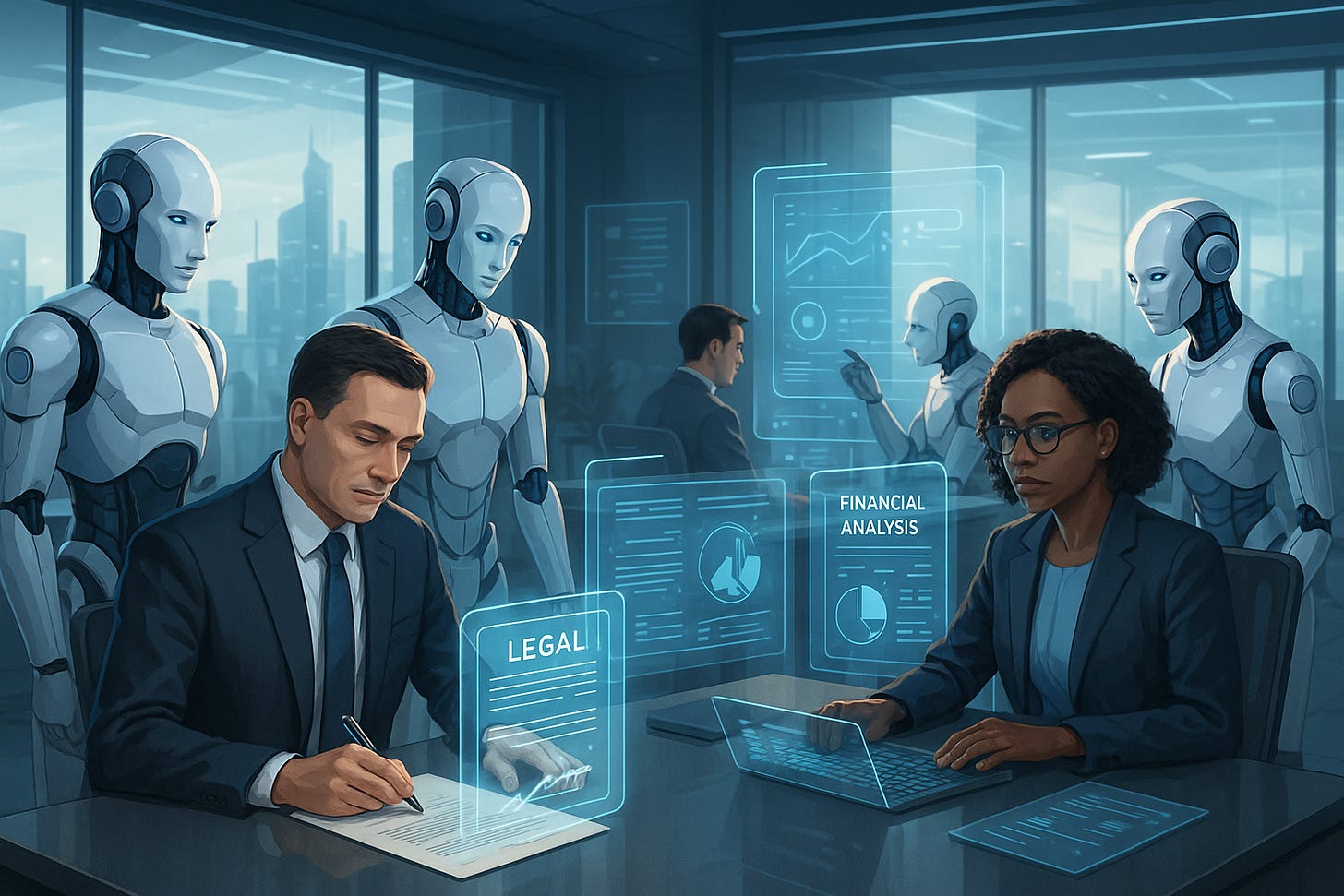 Future workplace transformed by AI and Transformers