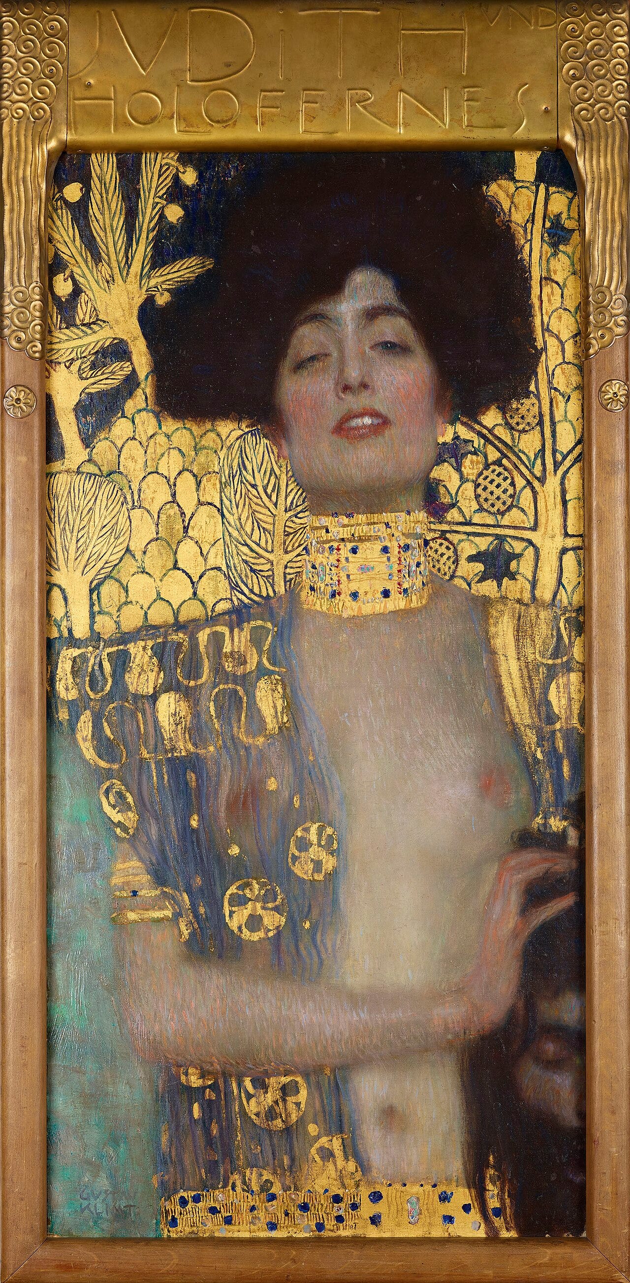 Judith with golden collar