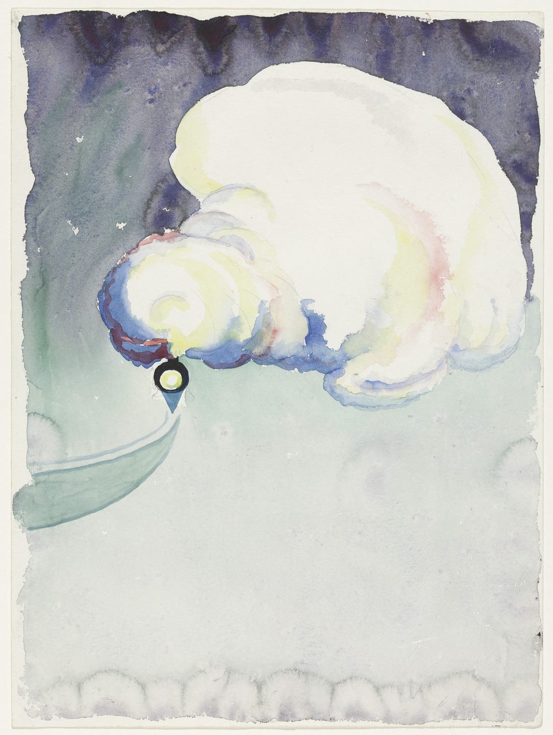 Georgia O'Keeffe. Train at Night in the Desert. 1916 | MoMA