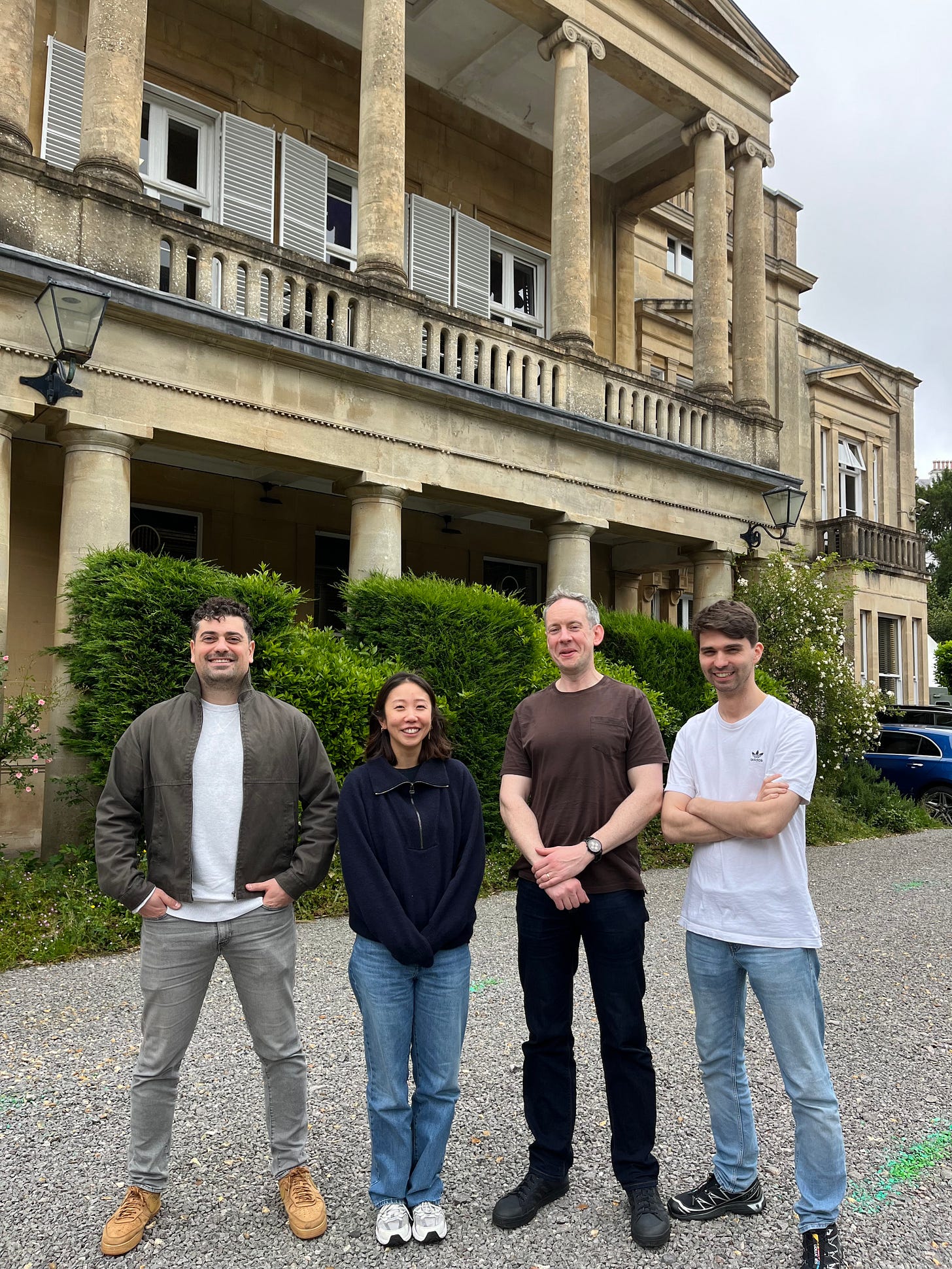 Chris, Dora, Ciaran and Dei from HASH (left-to-right) 