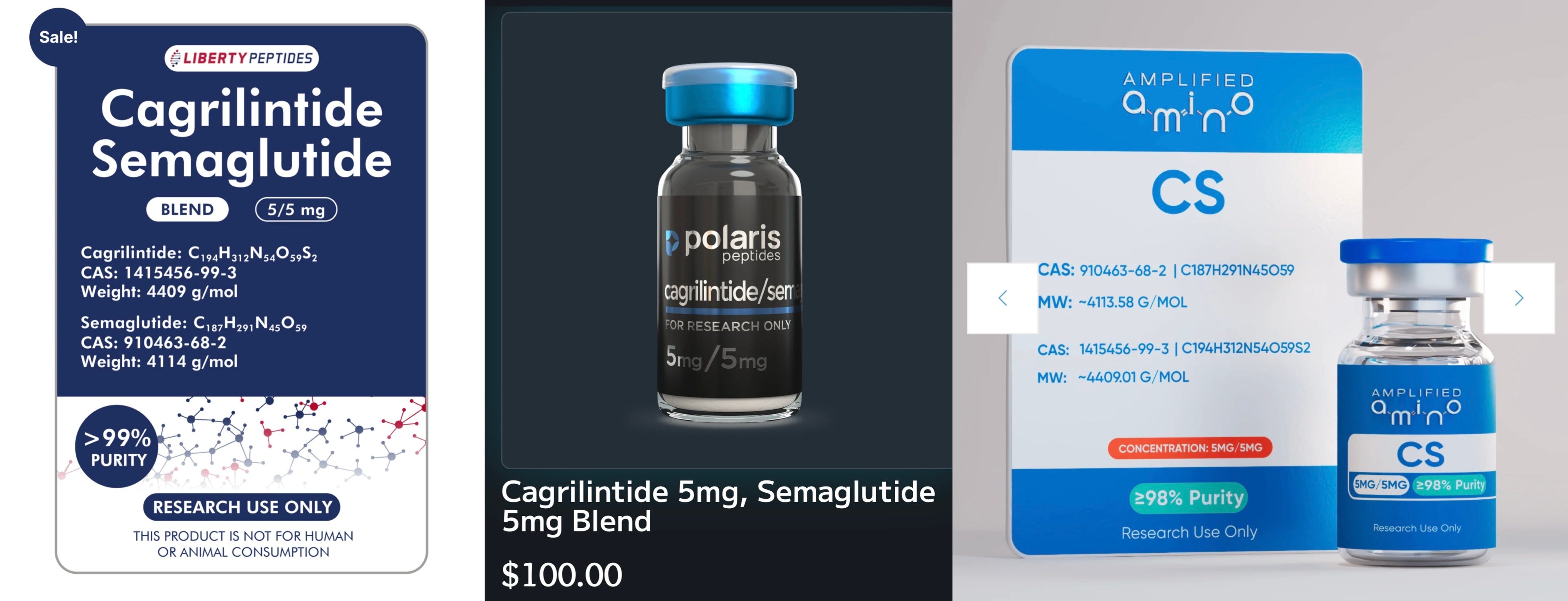 cagrilintide and semaglutide blend Sema + Cagrilintide Blend main image 0