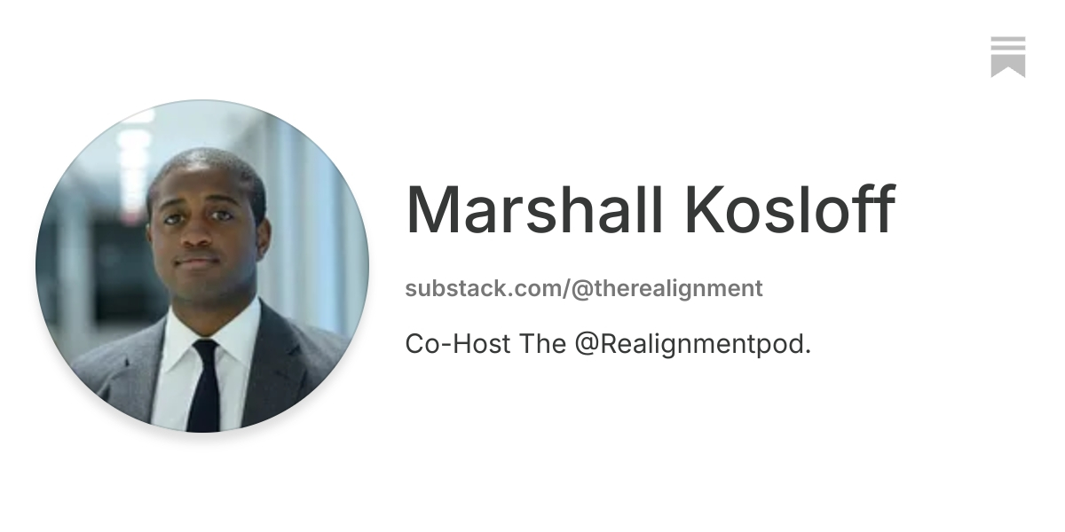 Marshall Kosloff | Substack