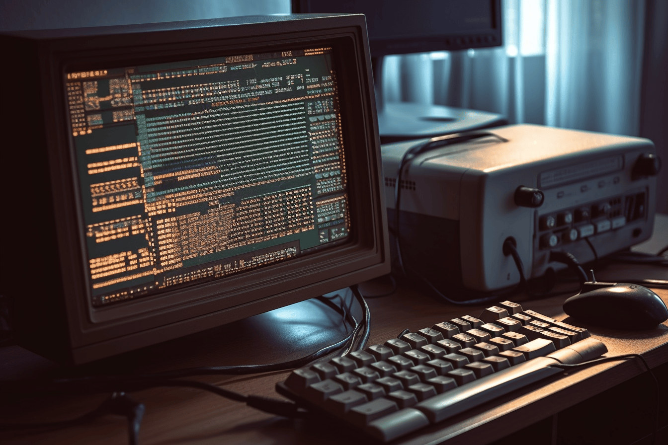 Computer screen with python code
