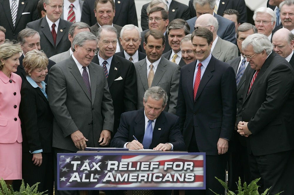 Bush signs $70 billion tax-cut bill into law