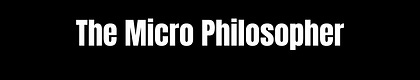 The Micro-Philosopher