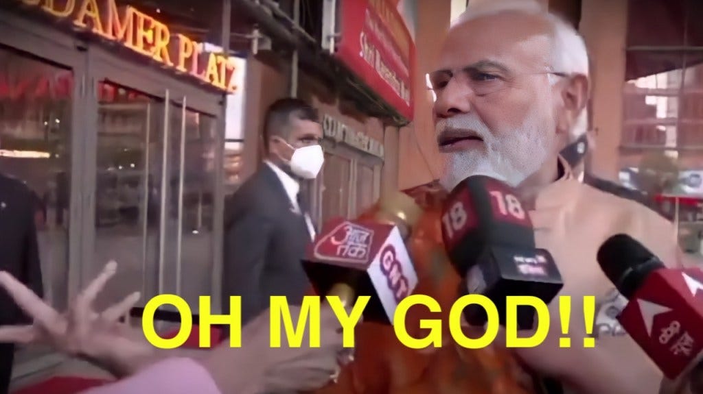 Narendra Modi Oh my god - Indian Meme Templates