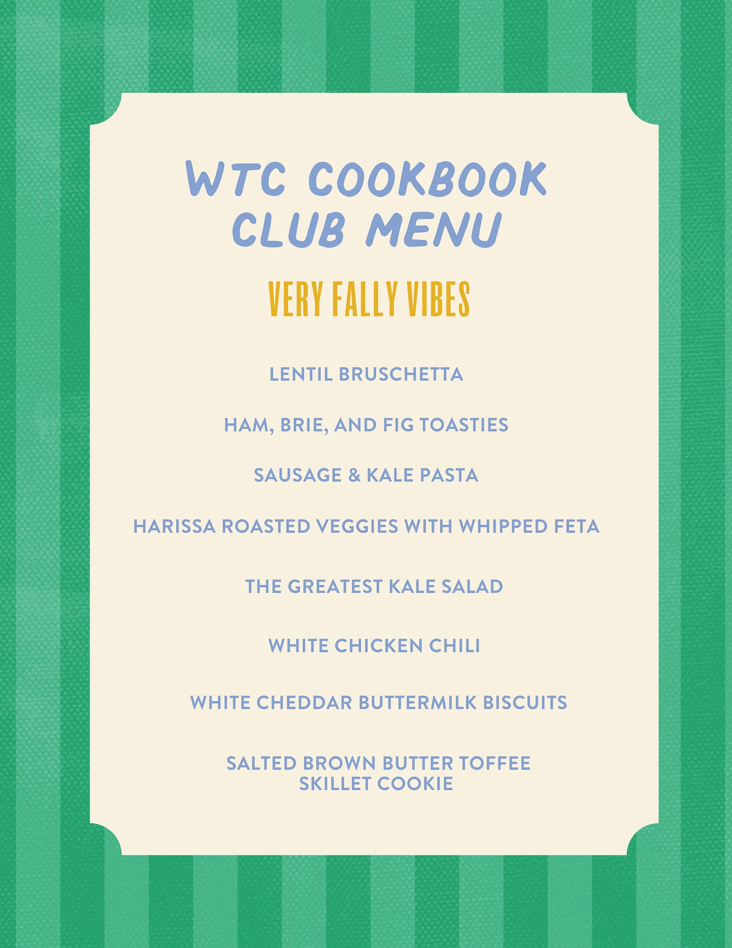 how to host a cookbook club