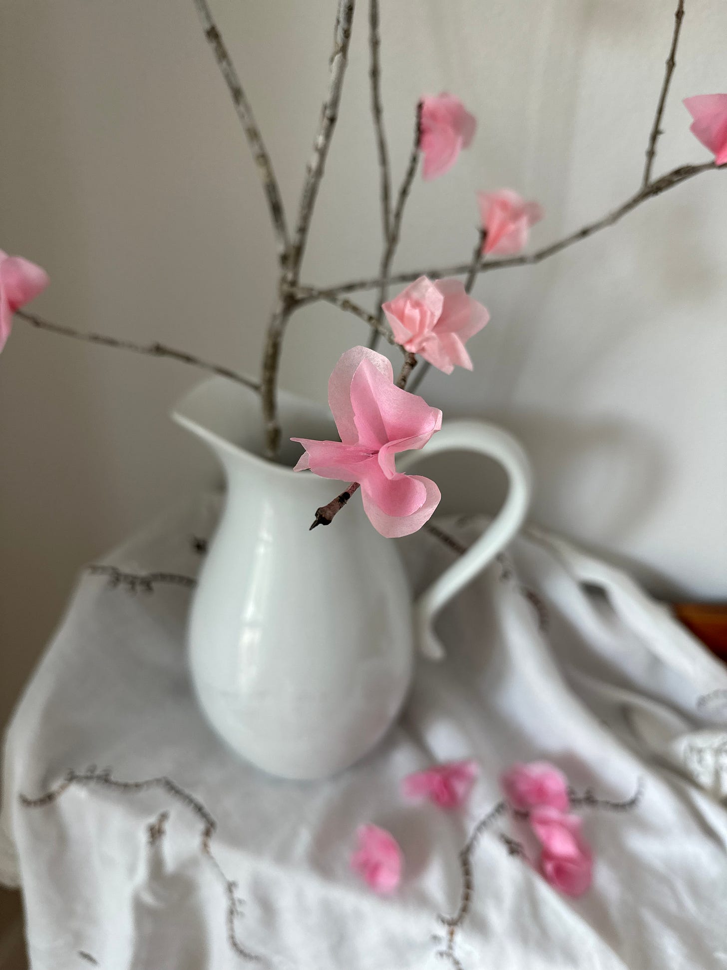 A close-up of the flowers.
