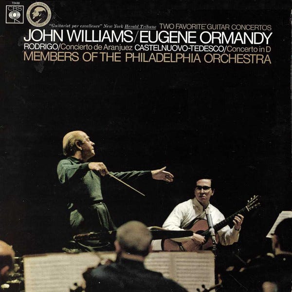 Two favourite guitar concertos: concierto de aranjuez / concerto in d by John Williams (7 ...