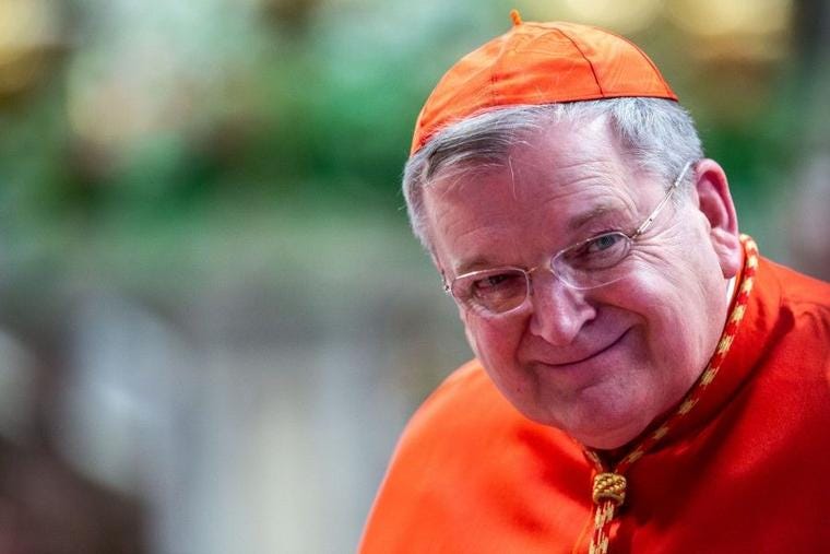 Cardinal Raymond Burke in St. Peter’s Basilica Cardinal Raymond Burke in St. Peter’s Basilica