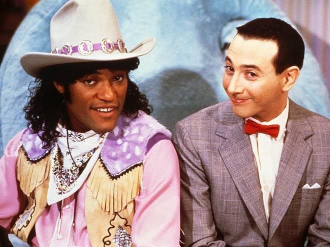 Laurence Fishburn as Cowboy Curtis, Paul Reubens as Pee-Wee Herman on ...