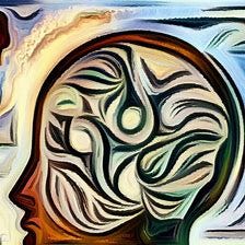 a van gogh style depiction of an ADHD brain 