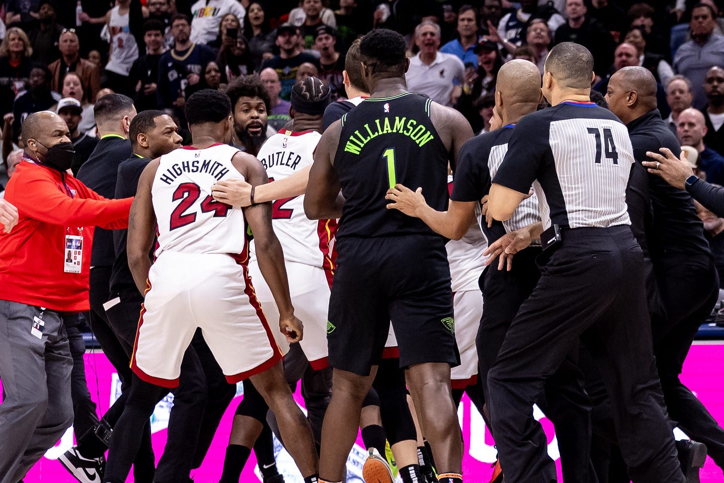 NBA suspends Jimmy Butler, others after Heat, Pelicans scuffle Friday