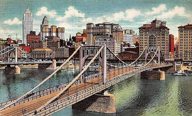 The Sixth Street Bridge - 1940
