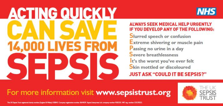 Could it be Sepsis? – West Midlands Ambulance Service University NHS  Foundation Trust
