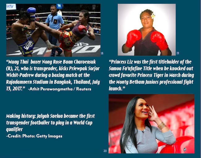 Trans woman competing in mens' sports willingly Trans woman competing in mens' sports willingly